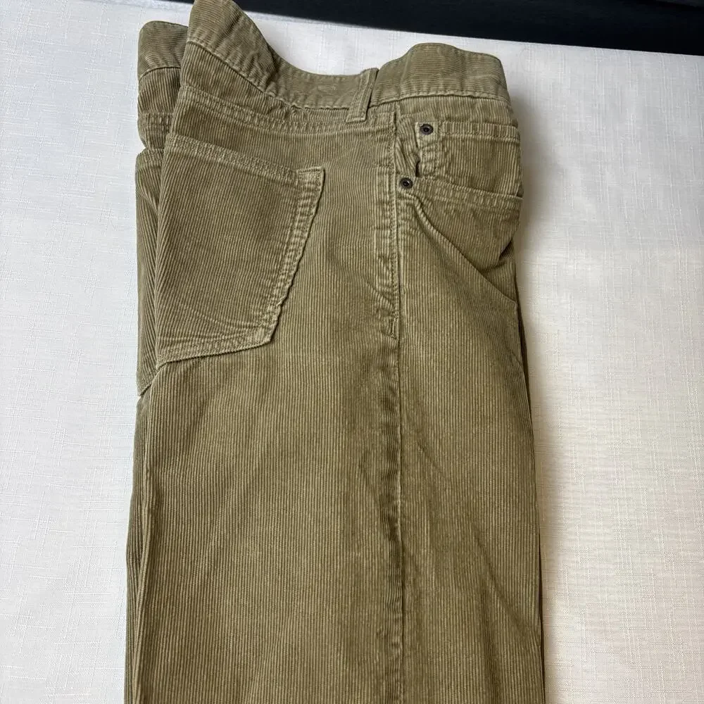 Banana Republic Pima Cotton Corduroy Jeans Pants Mens Size 36x32 Tan Meas 36x32
